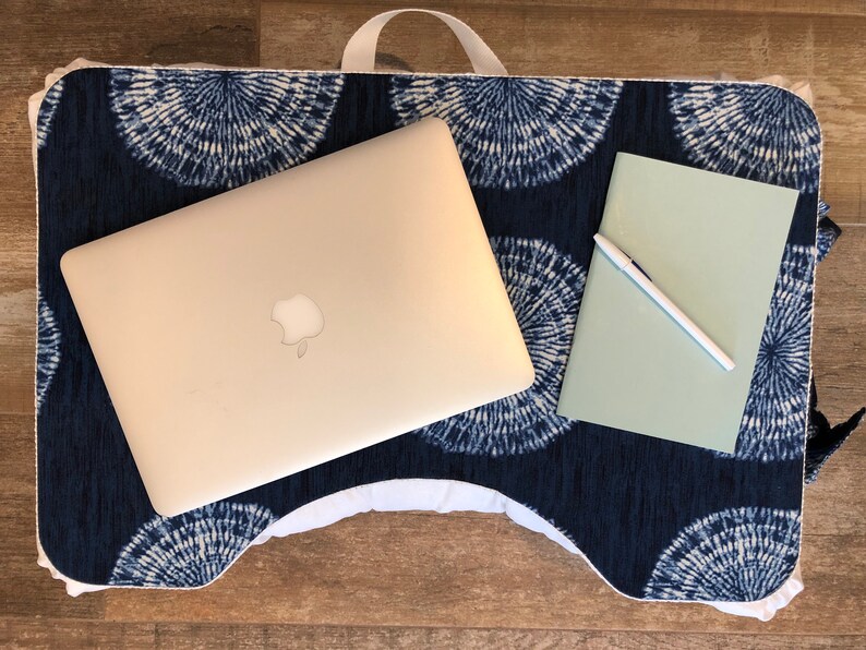 Navy Blend Tie Dye Large Lap Desk Etsy