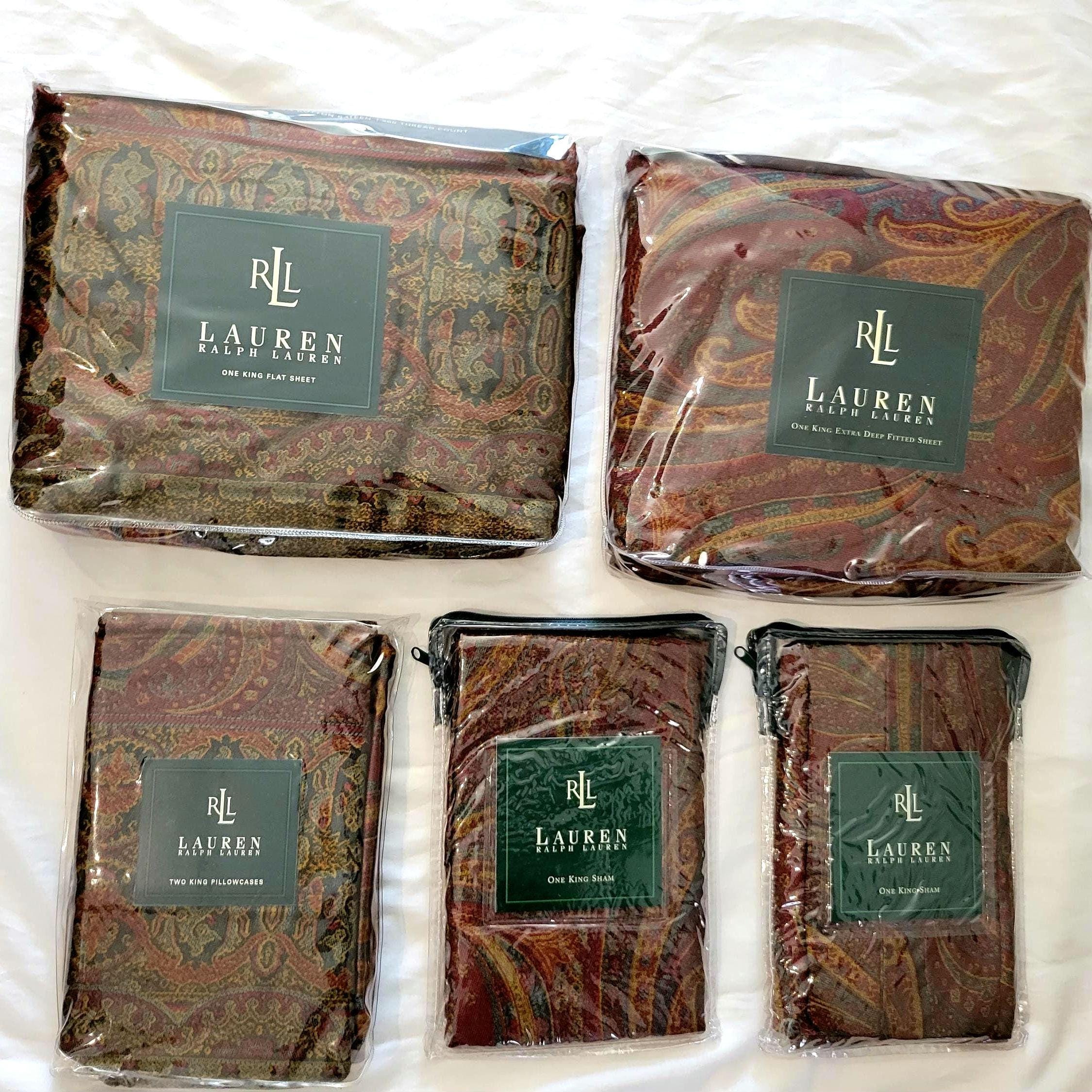 Ralph lauren paisley duvet - Etsy 日本