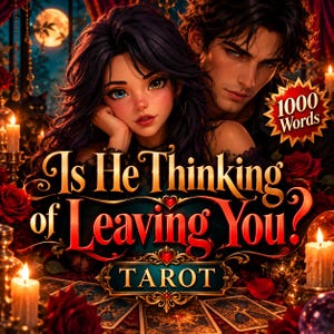 Are They Thinking About Leaving You? Tarot Reading • Relationship Future & Hidden Feelings Psychic Reading • Same Day • 1000+ Words