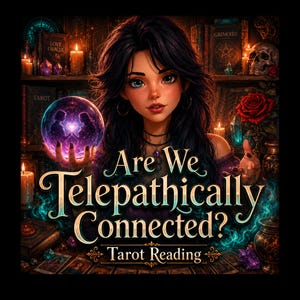 Are We Telepathically Connected? • Psychic Tarot Reading • Energetic Bond & Intuitive Messages • Same Day