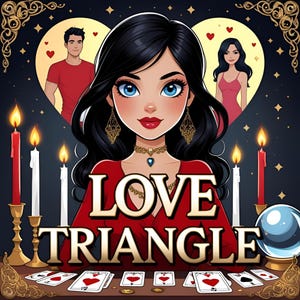 LOVE TRIANGLE TAROT & Psychic Reading • Relationship Guide • Emotions and Intentions • Same Day Delivery