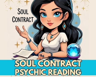 SOUL CONTRACT PSYCHIC Reading, Tarot Reading, Spiritual Guidance, Soul Journey