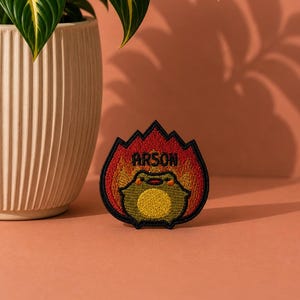 Arson Frog - Iron On Patch