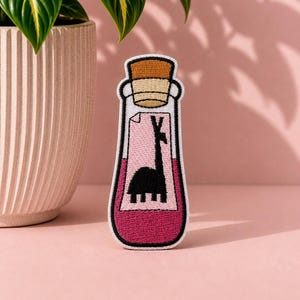 Parche bordado termoadhesivo de "Poción de Llama", aplique de meme divertido