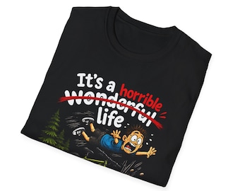 It's a horrible life mountain biking shirt | Funny downhill bike tee