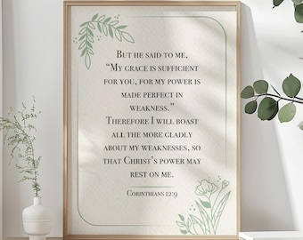 Custom Bible Verse Canvas Art Print, Bible Scripture Framed Canvas, Believer Gift, Christian Home Decor, Church Sign, Your Verse Print Gift