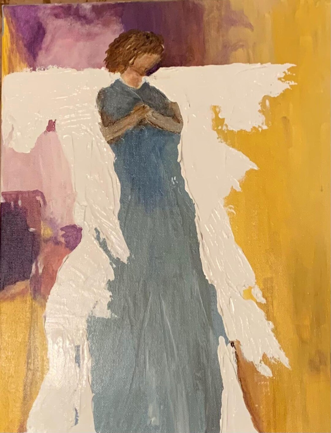 Angel Art Note Cards, Encouragement Cards With Envelopes - Etsy
