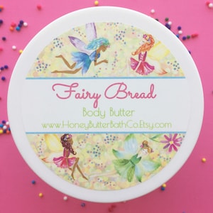 Fairy Bread | Body Butter, Lotion, Cream, Almond, Vanilla, Sweet Almond, Fairy, Marzipan, Birthday, Australia, Gift, Faerie, Party Favor