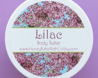 Lilac | Body Butter, Lotion, Cream, Floral, Flower, Birthday, Gift for Her, Mom, Purple, Self Care, New Mom Gift, Teacher, Wedding, Bride