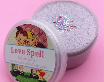 Love Spell | Whipped Soap, Bubble Scrub, Scrub, Creamy Wash, Soap, Body Wash, Birthday, Wash, Gift for Her, Self Care, Gift, Mom, Love, VS