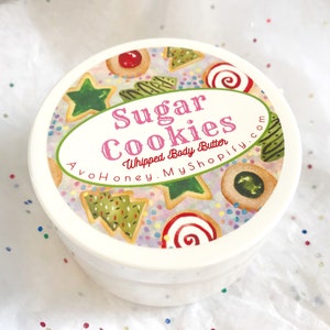 Sugar Cookies | WHIPPED Body Butter, Sugar Cookie, Self Care, Stocking Stuffer, Gift, Christmas, Holiday, Gift Set, Sweet, Sugar, Vanilla