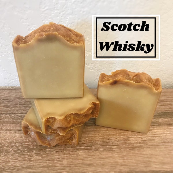 Organic Scotch Whisky Soap | Soap, Whisky, Whiskey, Scotch, Bachelor Gift, Men, Drink, 21, Self Care, Gift, Unique, Bar, Guy, Gender Neutral