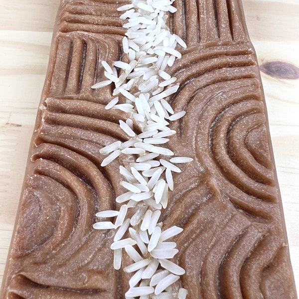 Basmati + Coconut Milk Soap | Toasted Rice, Hygge, Organic, Zen Home Decor, Relaxation Gift, Meditation Gift, Yoga Gift, Zen Garden Gift