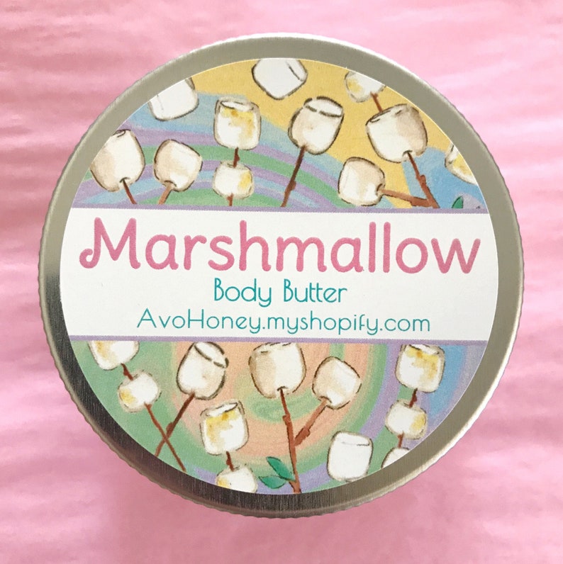 Marshmallow Body Butter, Lotion, Cream, Toasted Marshmallow, Sweet, Sugar, Self Care, Bakery, Body Cream, Dessert, Self Care, Birthday Marshmallow