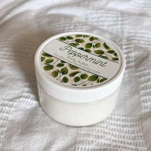 Essential Oil Body Cream | Lemongrass, Cedar, Lavender, Peppermint, Body Butter, Lotion, Cream, Natural, Organic, Herbal, Lemon, Self Care