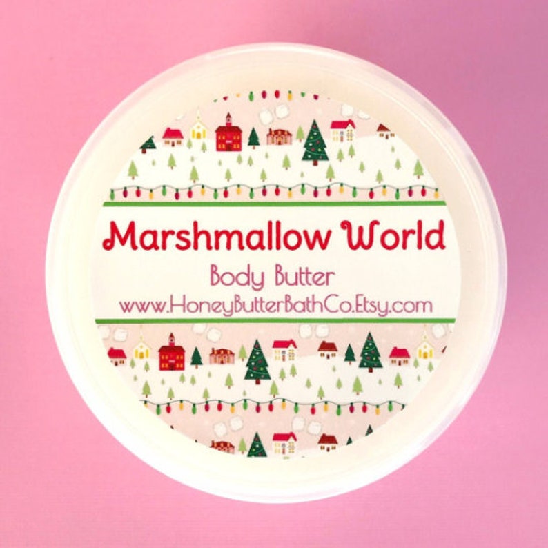 Marshmallow Body Butter, Lotion, Cream, Toasted Marshmallow, Sweet, Sugar, Self Care, Bakery, Body Cream, Dessert, Self Care, Birthday Christmas