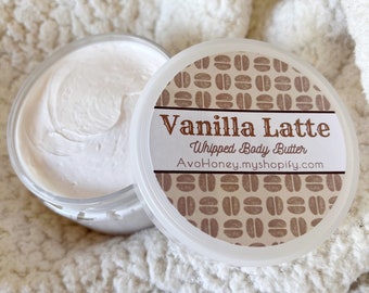 Vanilla Latte | WHIPPED Body Butter, Coffee, Self Care, Stocking Stuffer, Gift, Christmas, Holiday, Gift Set, Sweet, Sugar, Vanilla, Aloe