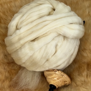 Rambely Sheep!  “Skittles"   Combed Wool Top   (4 OZ.)  Professionally Processed at Zeilinger Wool Co.