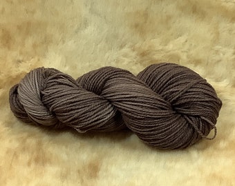 Ranch Yarn!  Hand Dyed Wool Yarn!  A Blend of Rambouillet & Corriedale.  Professionally spun by Zeilinger Wool Co.  Pecan