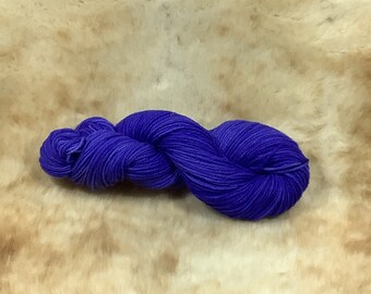 Ranch Yarn!  Hand Dyed Wool Yarn!  A Blend of Rambouillet & Corriedale.  Professionally spun by Zeilinger Wool Co.  Violet