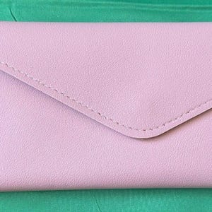 Portefeuille femme rose Forever Young en cuir premium avec pampille et coeurs