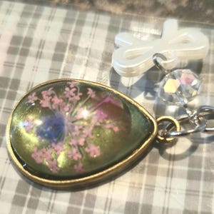 Blue Charm Keychain