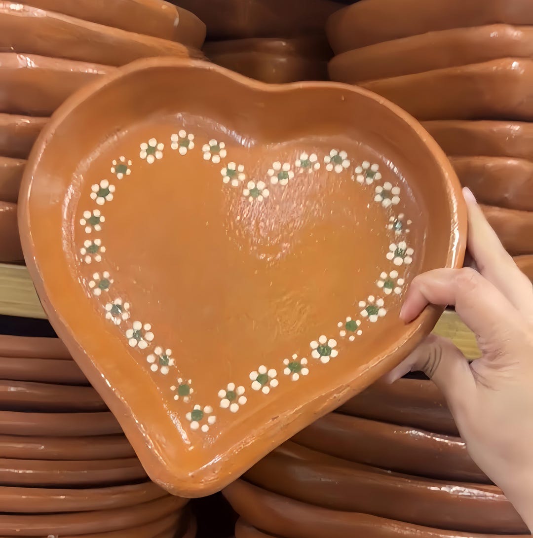 Heart shaped plate – Made in Mexico