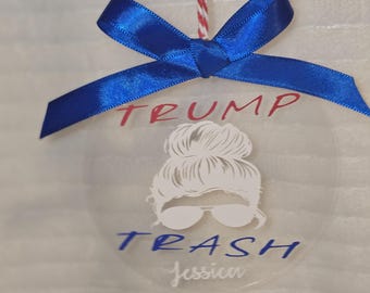 Trump Trash Ornament