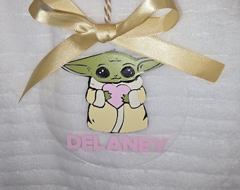 Custom Grogu Ornament
