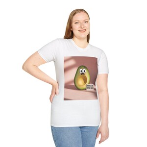 Funny Avocado T-Shirt: Kawaii Foodie Humor Tee