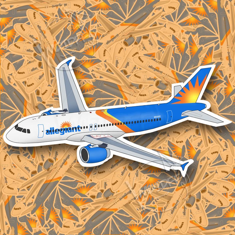 Airbus A320 Sticker - Gift for Pilot Flight Attendant Ramp Agent ...