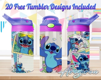 Cartoon 12oz Kids Flip Top Sippy Cup PNG, Cartoon 12oz Sippy cup Tumbler Png, Cartoon 12oz Tumbler Wrap, Zastosowanie komercyjne