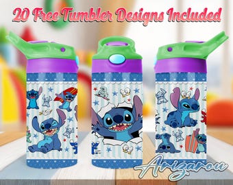 Cartoon Movie 12oz Kids Flip Top Sippy Cup PNG, Cartoon 12oz Sippy cup Tumbler Png, Cartoon 12oz Tumbler Wrap, Commercial Use