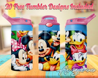 Maus Cartoon 12 Unze Kinder Flip Top Schnabeltasse PNG, Cartoon 12 Unze Schnabeltasse Png, Maus Film 12 Unze Becherverpackung, kommerzielle Nutzung