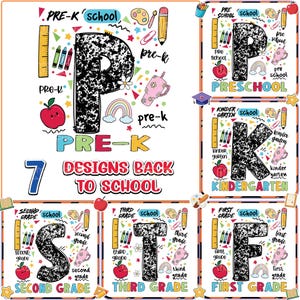 Preppy First Day of School Png, Teacher Png, First/Second/Third/Fourth Grade, Pre-k, Kindergarten Png, Back to School Png, Student Png