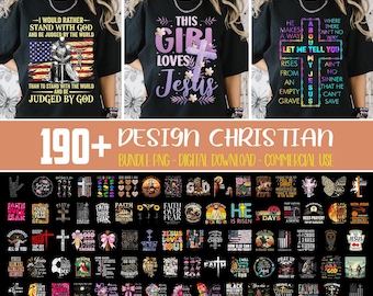 190+ Christian Bundle PNG, Gesù PNG, Clipart versi della Bibbia, Boho Christian Bundle Png, Lui è risorto Png, Amore Fede Png, Religioso Png