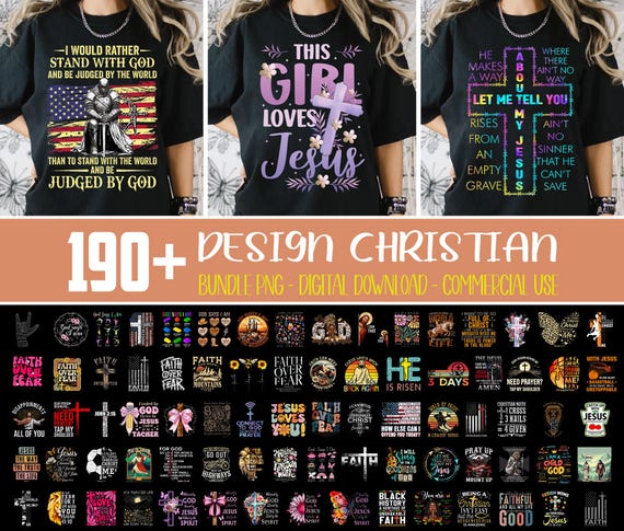 190+ Christian Bundle PNG, Jesus PNG, Bible Verse Clipart, Boho Christian Bundle Png, He is Risen Png, Love Faith Png, Religious Png