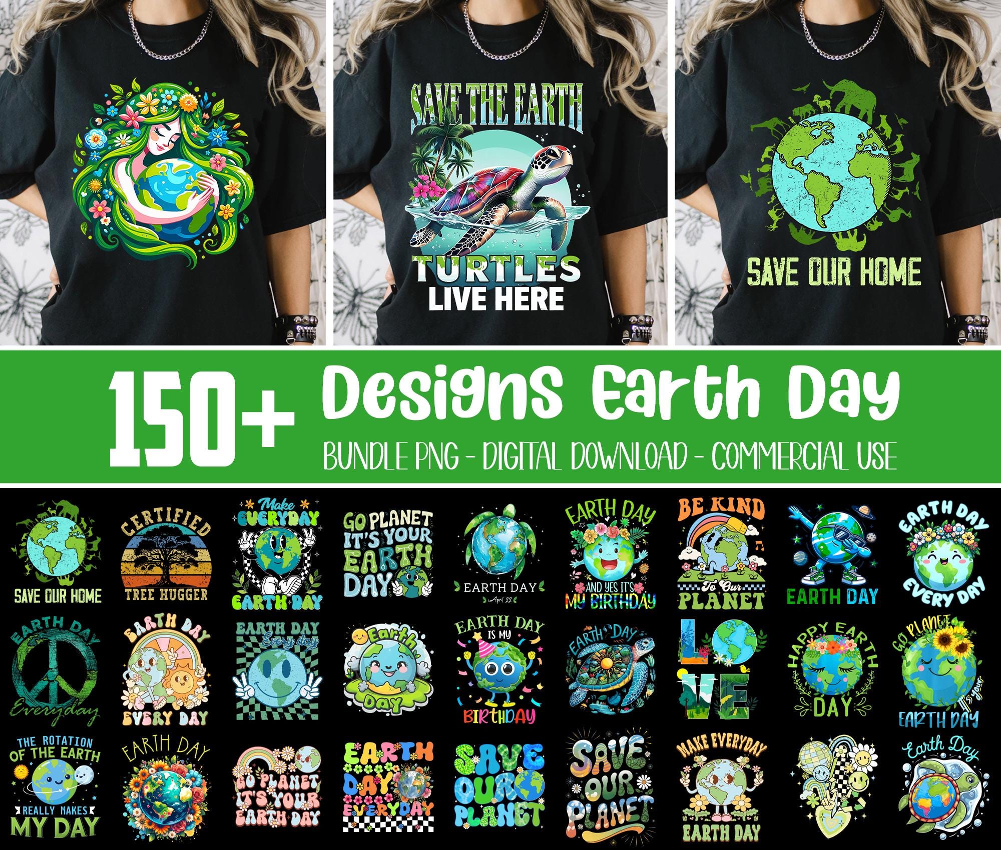 150+ Designs Earth Day Bundle Png, Earth Day Png, Earth Day Shirt ...