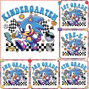Teacher Cartoon Bundle PNG, Back to School Shirt, First Day of School PNG, 1st/2nd/3rd Grade, Pre-k, Kindergarten, Checkered Teacher Png
