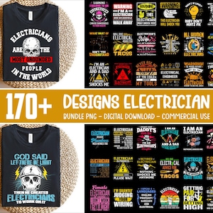 170+ Files Electrician Png Bundle, Electrician Png, Electrician Quotes Png, Lineman Electrician Png, Technician Png, Toolboxes, Digital File