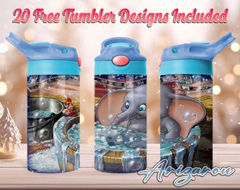 Cartoon Movie 12oz Kids Flip Top Sippy Cup PNG, Cartoon 12oz Sippy cup Tumbler Png, Kids Cartoon 12oz Tumbler Wrap, Uso commerciale