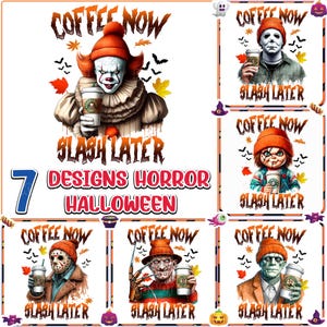 Fall Halloween Horror Png, Horror Killers Bundle Png, Retro Horror Movies Png, Horror Characters Clipart, Halloween Vibes, Digital Download