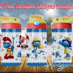 Cartoon Movie 12oz Kids Flip Top Sippy Cup PNG, Cartoon 12oz Sippy cup Tumbler Png, Cartoon 12oz Tumbler Wrap, Commercial Use