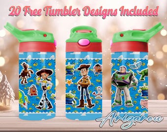 Prinsessa tecknad 350 ml barnmugg med flip-top PNG, Prinsessa 350 ml tummugg PNG, Barn Prinsessa 350 ml muggomslag, kommersiellt bruk