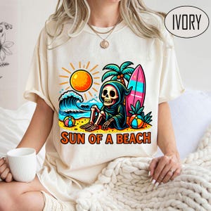Sun Of A Beach Png, Skeleton Lovers Gift, Grim Reaper Png, Trendy Sarcastic Png, Snarky Skeleton Meme Png, Summer Grim Reaper Designs