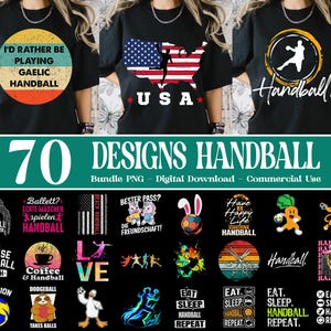 Handball Bundle Png, Handball Clipart, Handball Quote, Sport Lovers Gift, Trendy Handball 2025 Designs, Handball Sublimation, Commercial Use