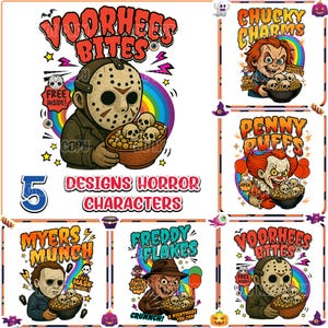 Halloween Horror Png, Horror Killers Bundle Png, Horror Characters Clipart, Horror Movies Png, Halloween Vibes Png, Digital Download