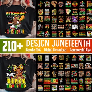 210+ Designs Juneteenth PNG, Free-ish PNG, Black History Clipart, Black American Shirt, Black Woman PNG, Juneteenth 1865 Png, Commercial Use