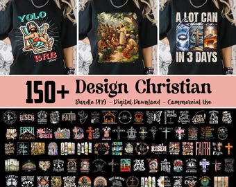 150+ Design Christian PNG Bundle, God Jesus PNG, Bible Verse Bundle, Religious Clipart, Faith Png, Easter Christian Png, Digital Download