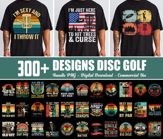 300+ Designs Disc Golf Bundle Png, Funny Disc Golf Quotes Png, Frisbee Golf Png, Golfer Png, Golf Png, Disc Golf Lover Gifts, Commercial Use